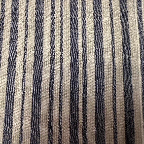 Xhilaration Periwinkle Blue & White Striped Romper - Picture 3 of 13